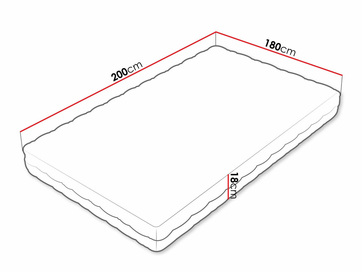 Matrac Materac GEMINI, Méretek: 180 x 200 cm