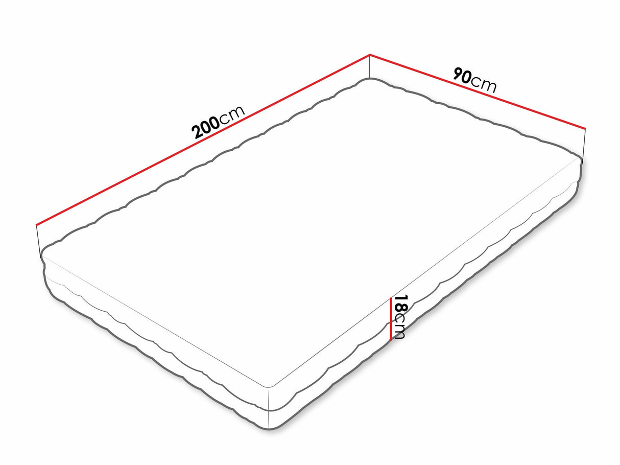 Matrac Materac GEMINI, Méretek: 90 x 200 cm