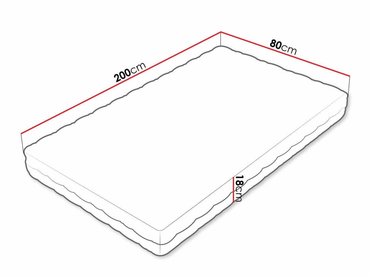 Matrac Materac GEMINI, Méretek: 80 x 200 cm