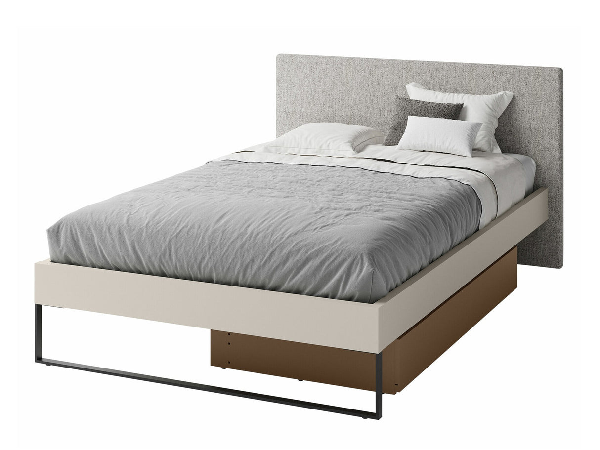 Ágy Łóżko 120 SIGMA SG-13 Kaszmir/Truflowy/Neve 13, Alvó felület mérete: 120 x 200 cm