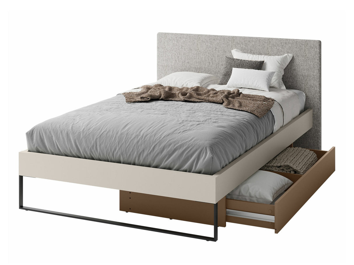 Ágy Łóżko 120 SIGMA SG-13 Kaszmir/Truflowy/Neve 13, Alvó felület mérete: 120 x 200 cm