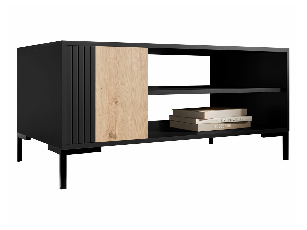 Dohányzóasztal Ława MERCI Czarny mat/Dąb Artisan/Czarny mat