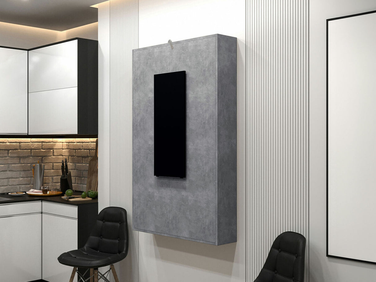 Összecsukható asztal ABI (Eden) Szín: Fekete + Beton