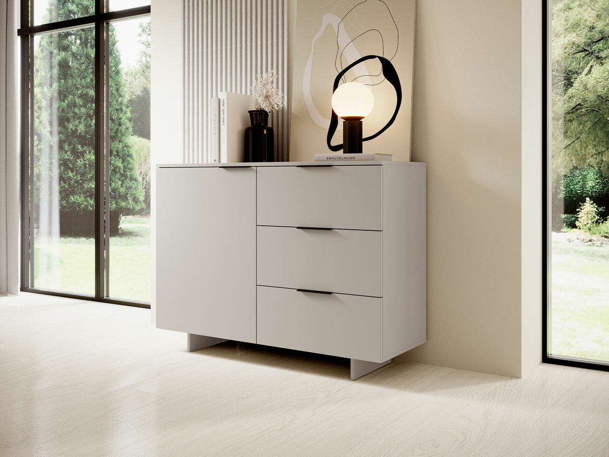 Komód Komoda ALMA 1D3S Beż Piaskowy