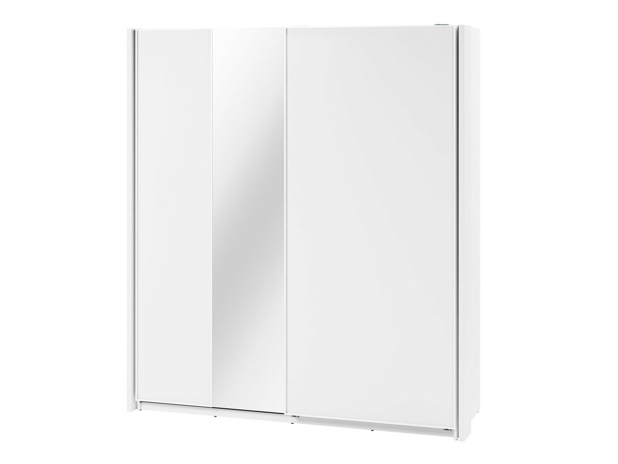 Gardróbszekrény Szafa przesuwna 2D 200 MAXI MX-04 + opcje Biały, Led világítás: Igen