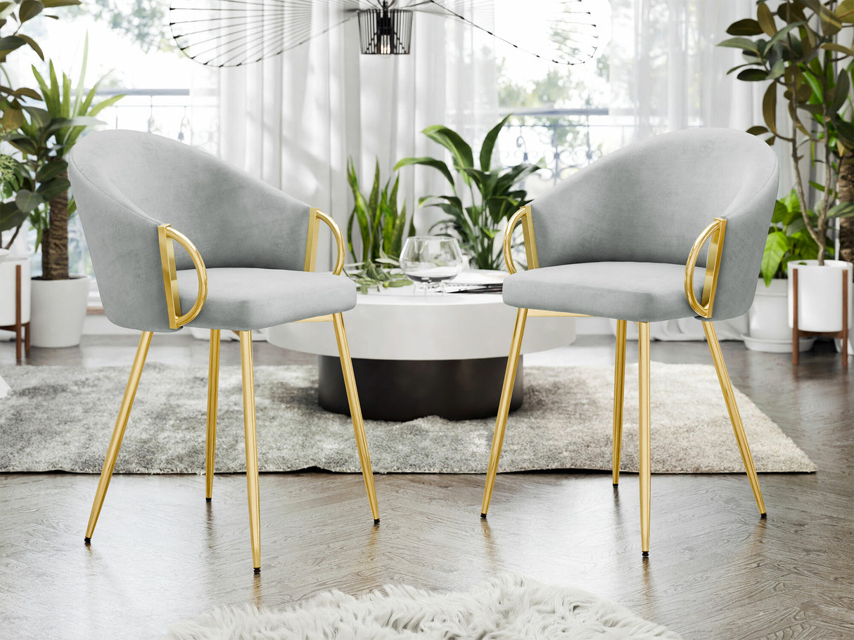 Szék Krzesło MUZ/DC/1171 (2szt), Szín: Szürke