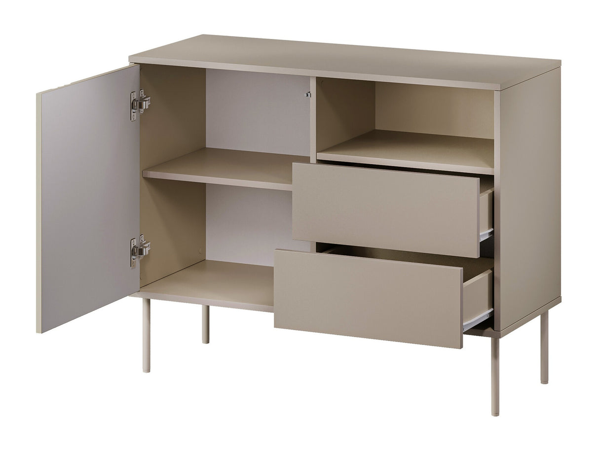 Komód TRESSE 1D2S, Szín: Zöld