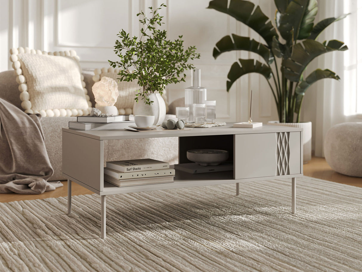 Dohányzóasztal Ława TRESSE, Szín: Beige