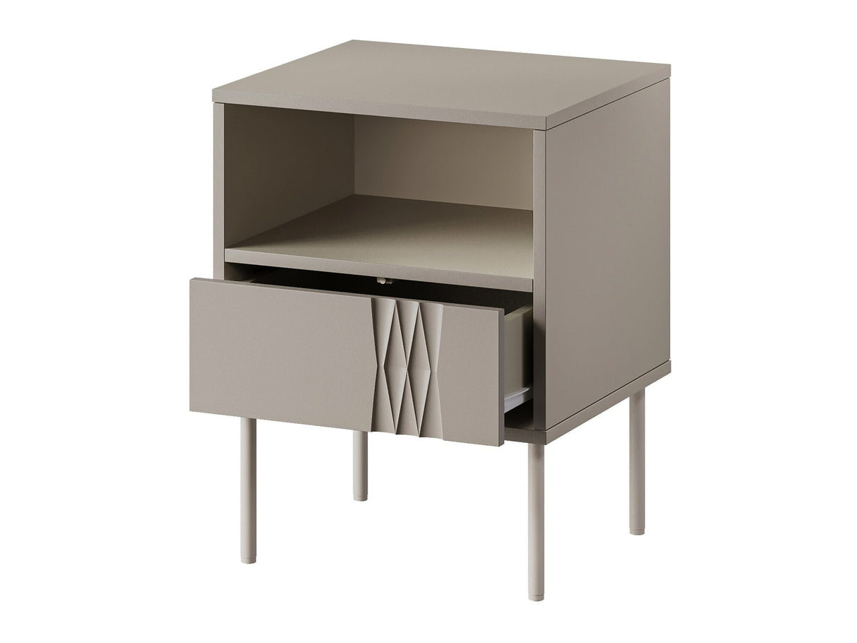Éjjeliszekrény szett Szafki nemcne TRESSE, Szín: Beige