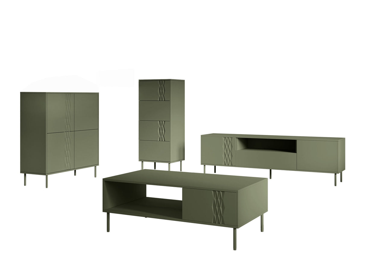 Nappali szett TRESSE I, Szín: Zöld