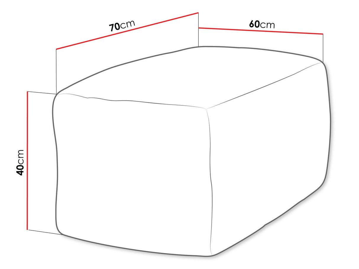 Babzsák Podnóżek EASY, Szín: Poso 100