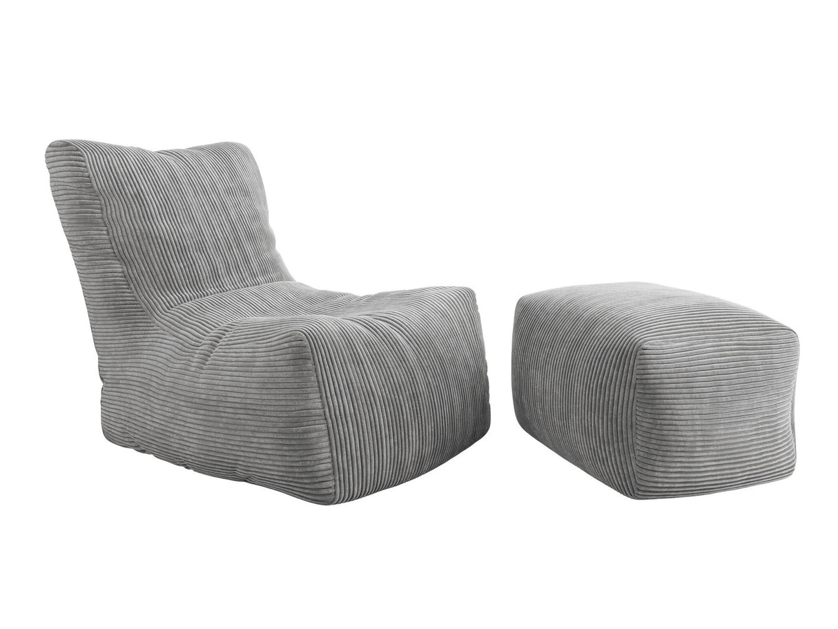 Babzsák Fotel REST + podnóżek EASY, Szín: Poso 110