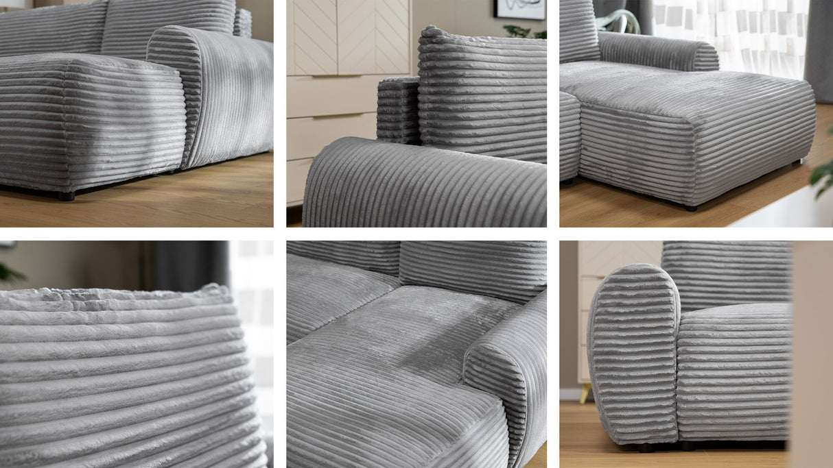 Sarokkanapé Narożnik BELLO, Szín: Tilia 86, Változatok: Jobbos