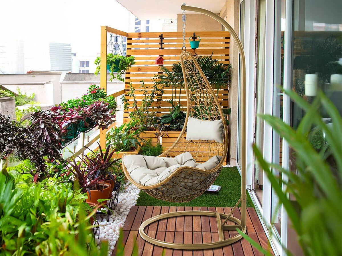 Függőszék BOHO (Piros), Szín: Barna + Beige