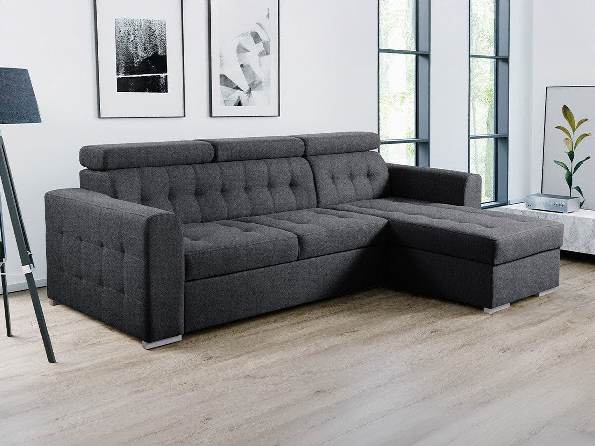 Sarokkanapé Zara I (Sensei), Szín: Kronos 22, Változatok: Jobbos