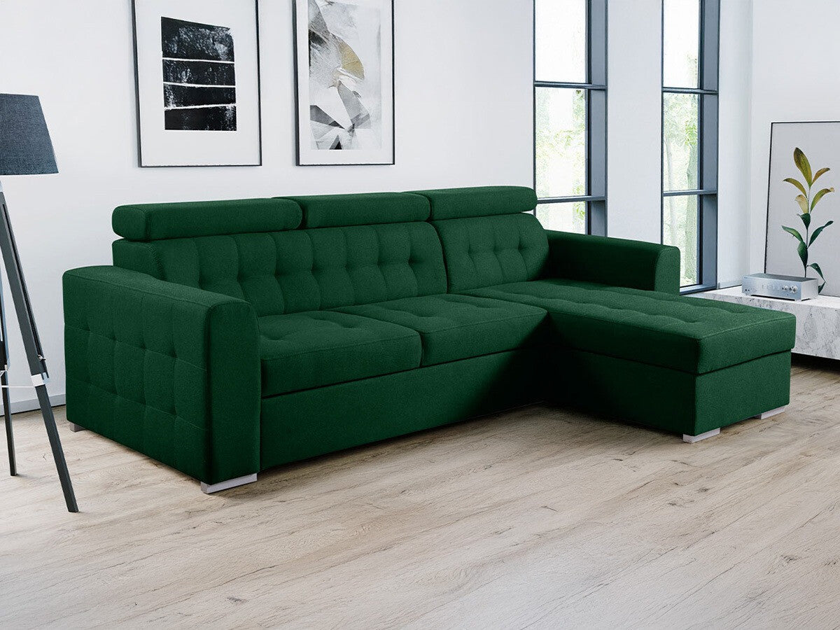 Sarokkanapé Zara I (Sensei), Szín: Kronos 19, Változatok: Jobbos