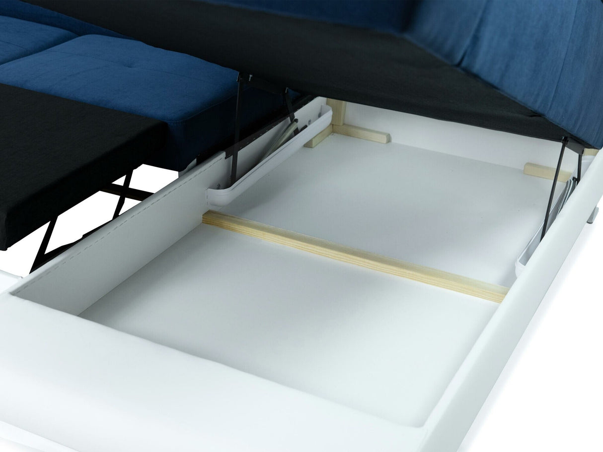 Sarokkanapé Kiságyere BIS (Alvin Bis), Szín: Soft 017 + Lux 05, Változatok: Balos