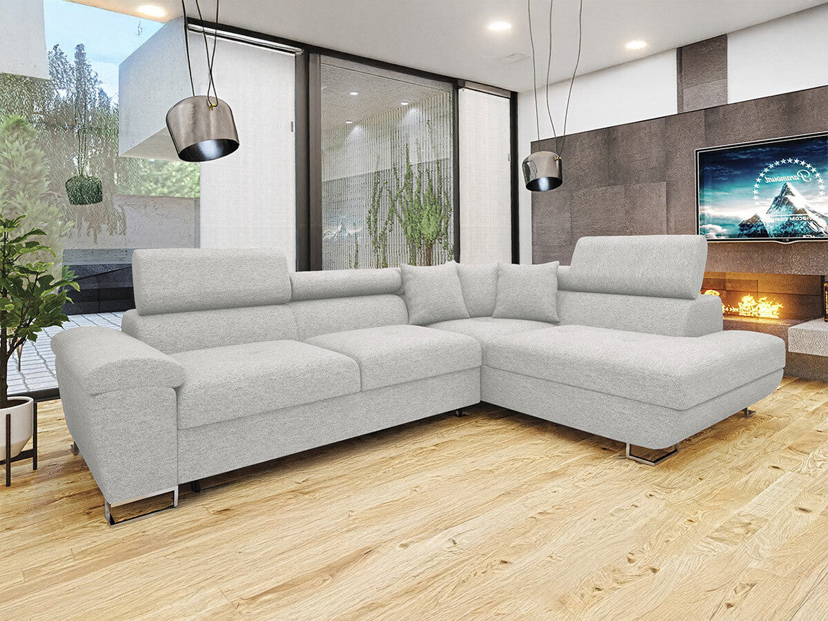 Sarokkanapé Kiságyere (Alvin), Szín: Matana 01, Változatok: Jobbos