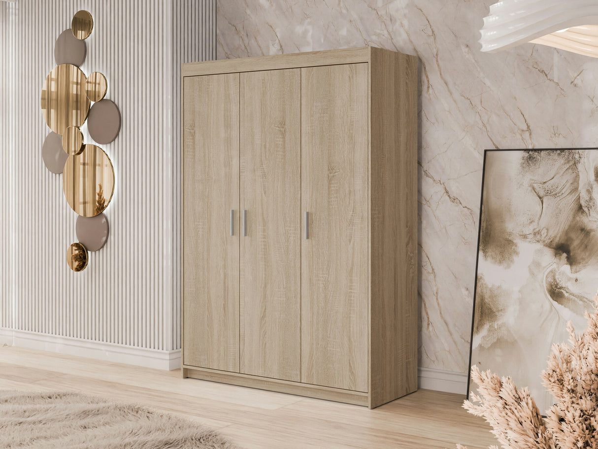 Gardróbszekrény Elena (Melen 3D), Szín: Sonoma tölgy