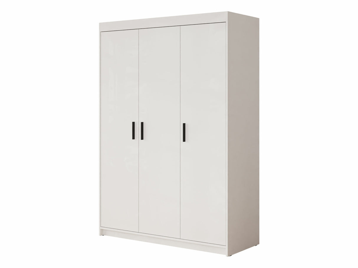 Gardróbszekrény Elena (Melen 3D), Szín: Fehér