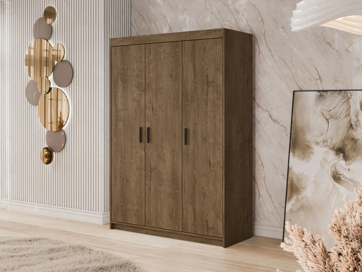 Gardróbszekrény Elena (Melen 3D), Szín: Lefkas tölgy