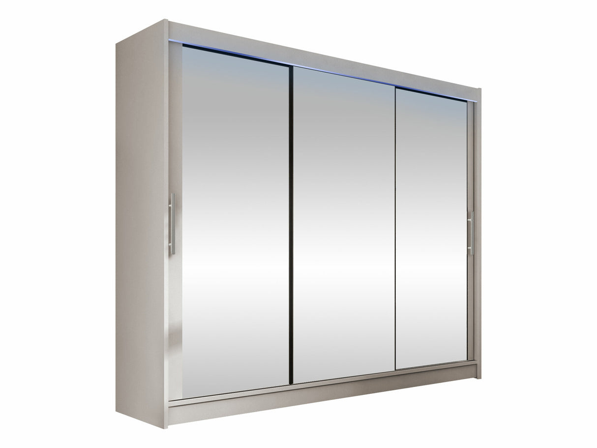 Gardróbszekrény Aston III (Dasto III), Szín: Kasmír, Led világítás: Igen