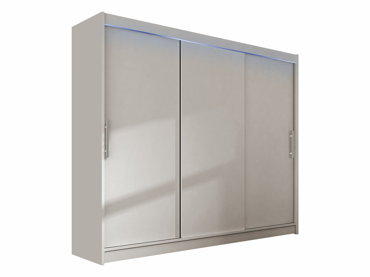 Gardróbszekrény Aston II (Dasto), Szín: Kasmír, Led világítás: Igen