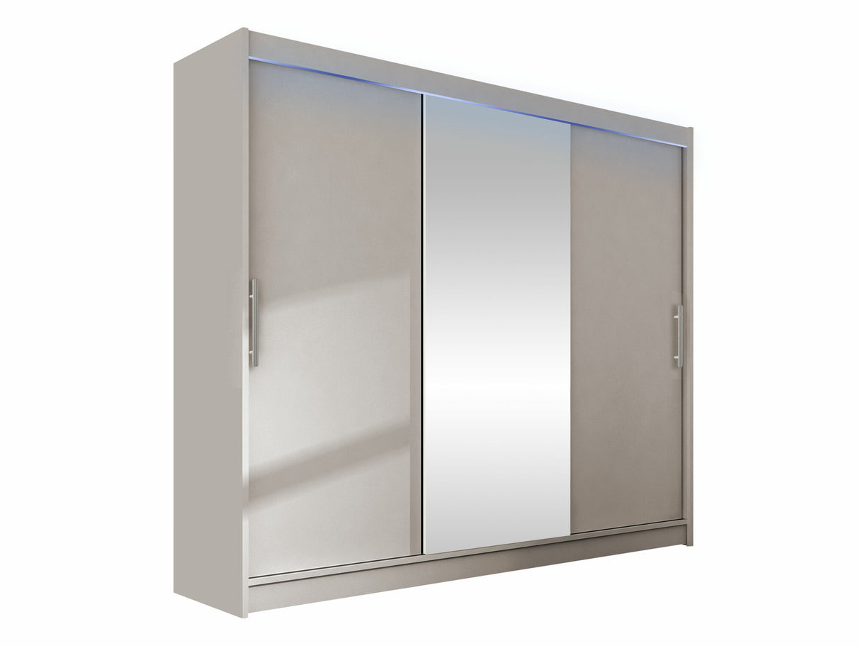 Gardróbszekrény Aston I (Dasto I), Szín: Kasmír, Led világítás: Igen