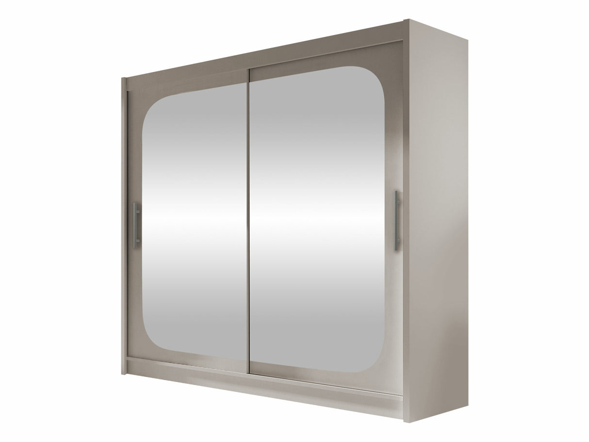 Gardróbszekrény Bega VIII (London), Szín: Kasmír, Led világítás: Nem