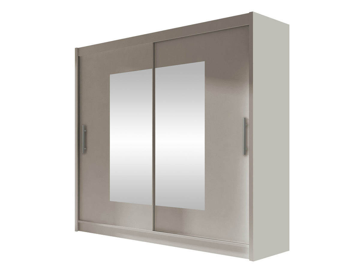 Gardróbszekrény Bega 180 VII (London), Szín: Kasmír, Led világítás: Nem