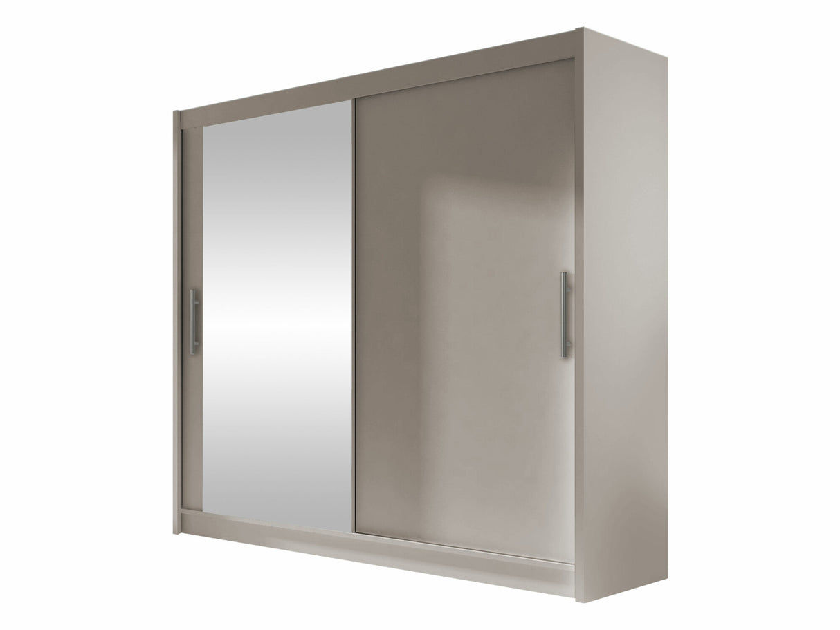 Gardróbszekrény Bega VI (London), Szín: Kasmír, Led világítás: Nem