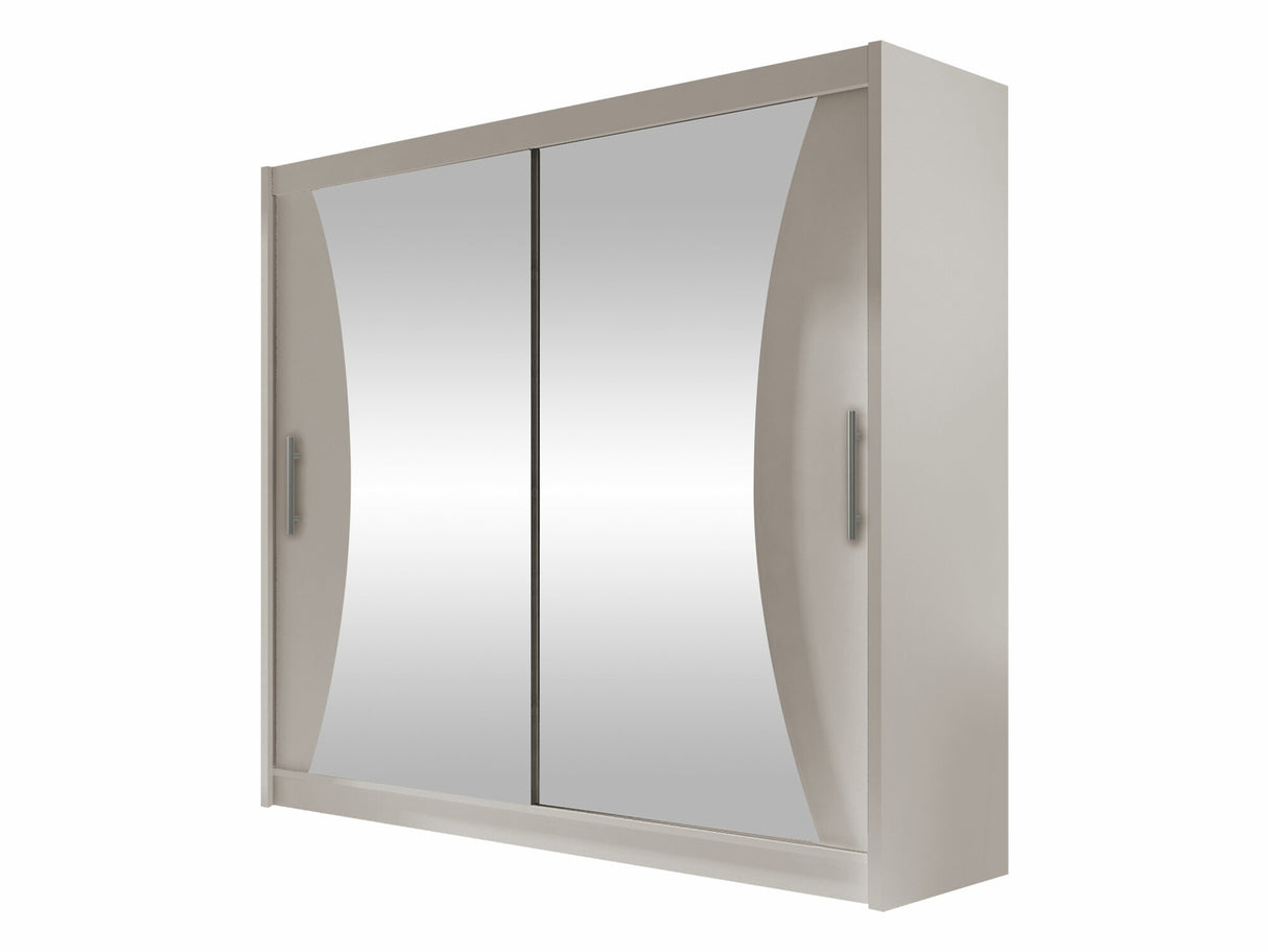 Gardróbszekrény Bega V (London), Szín: Kasmír, Led világítás: Nem