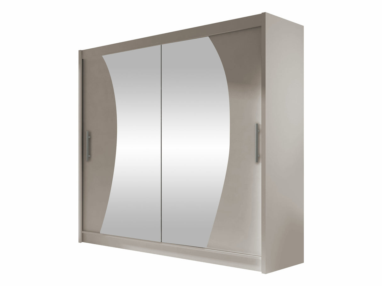 Gardróbszekrény Bega IX (London), Szín: Kasmír, Led világítás: Nem