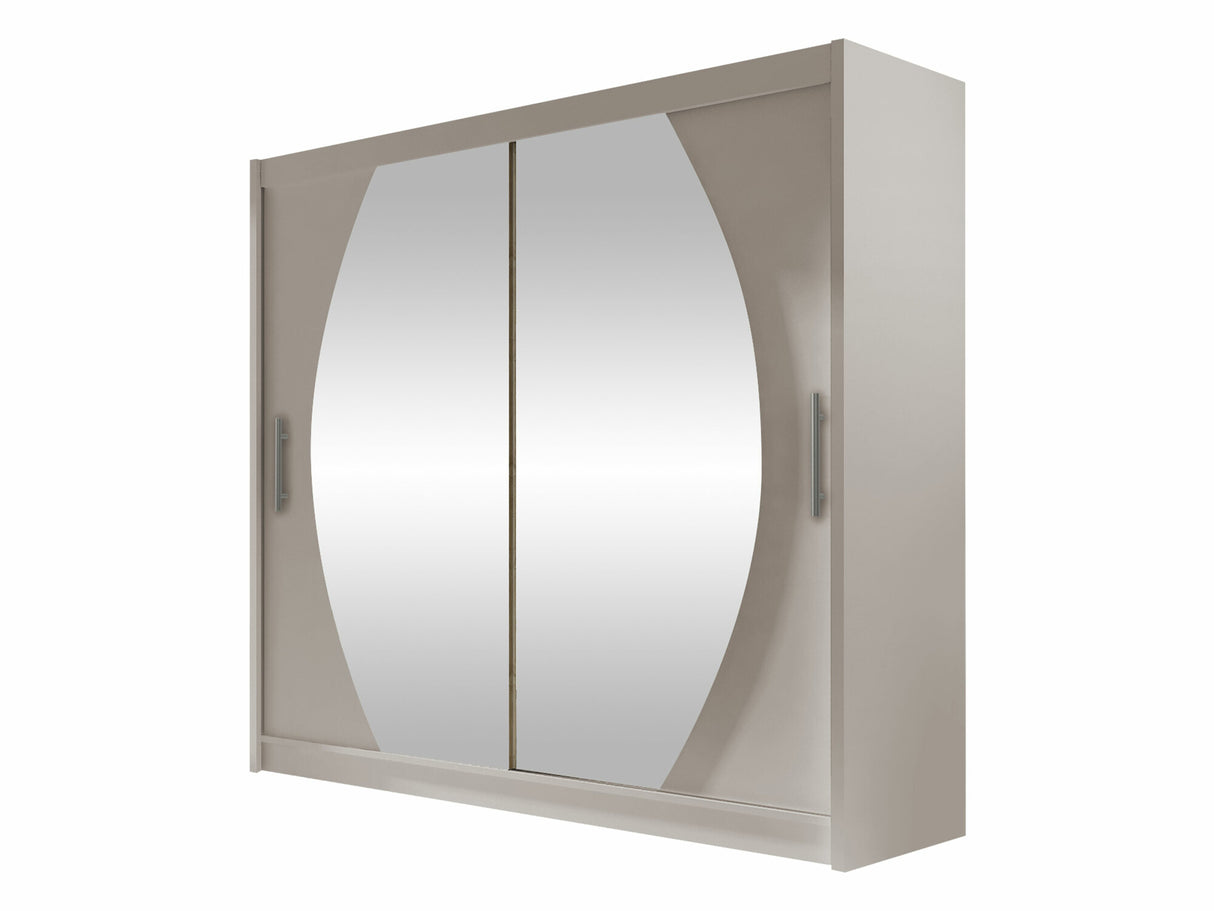 Gardróbszekrény Bega 180 IV (London), Szín: Kasmír, Led világítás: Nem