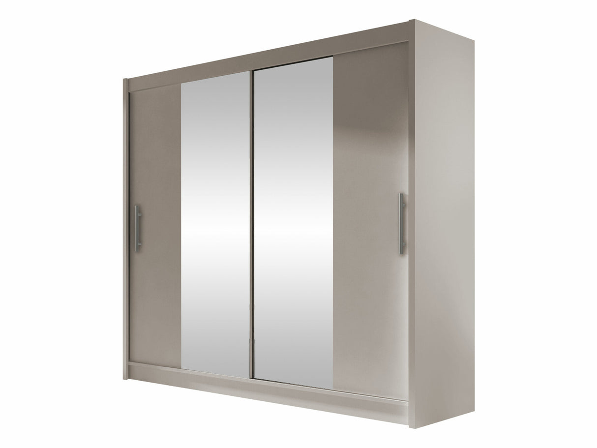 Gardróbszekrény Bega II (London), Szín: Kasmír, Led világítás: Nem