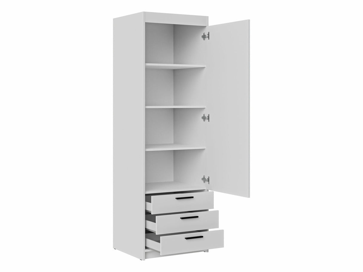 Könyvespolc Szafa ELENA 1D3S, Szín: Fehér