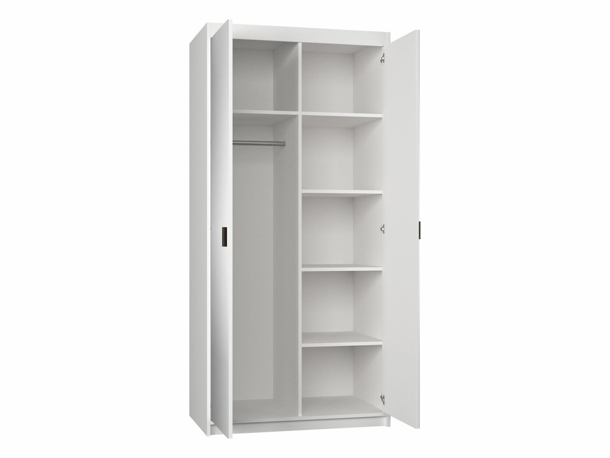 Gardróbszekrény Szafa ELENA 2D z lustrem, Szín: Sonoma tölgy