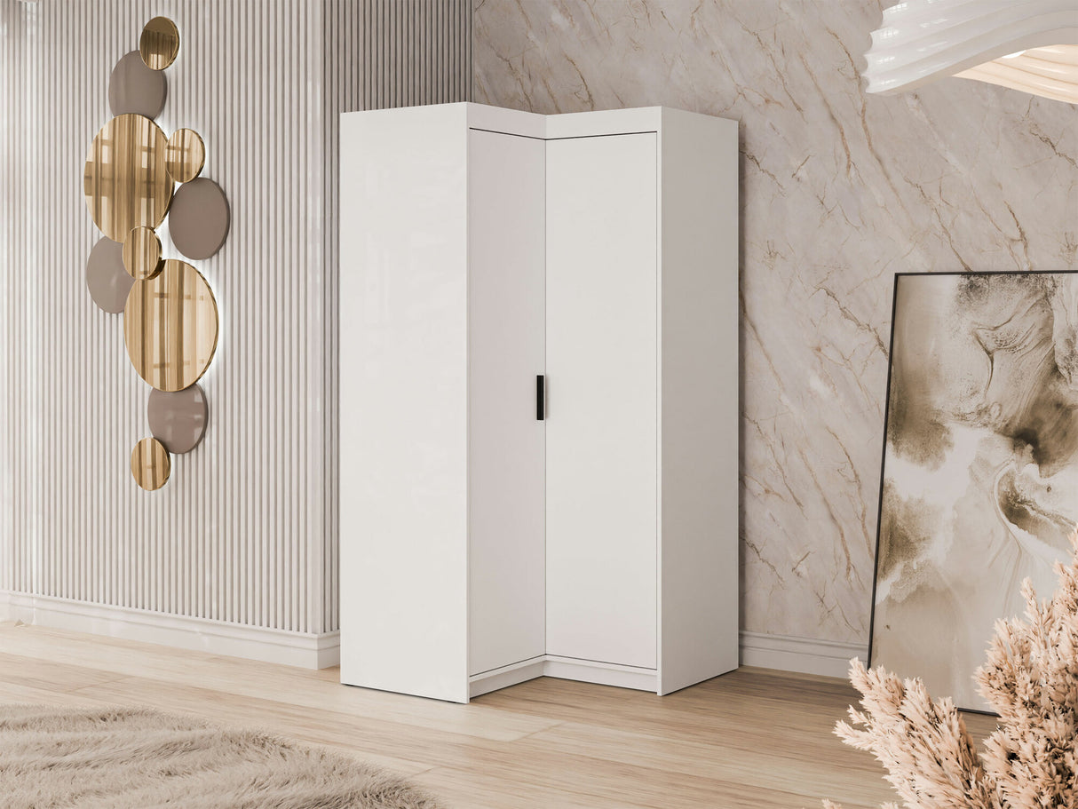 Sarokszekrény Szafa ELENA 2D NAROŻNA, Szín: Fehér