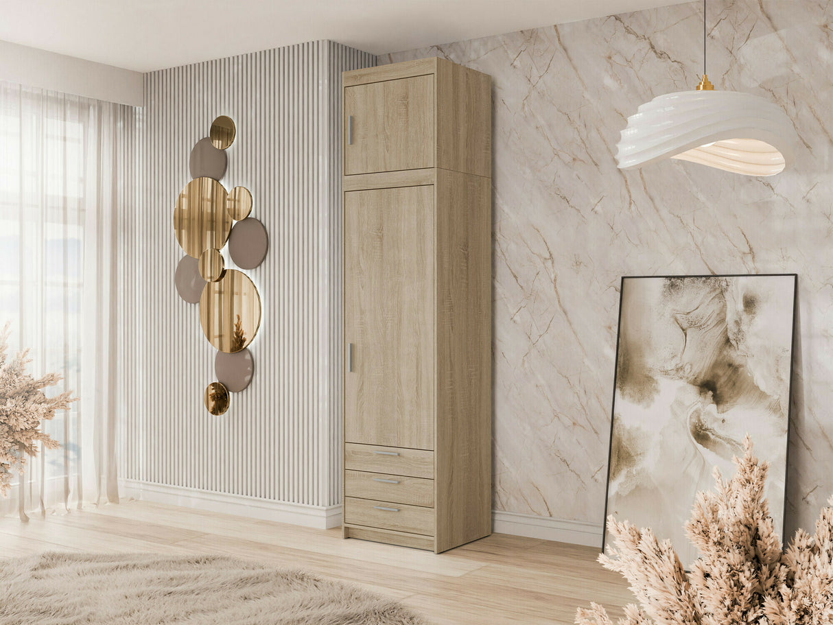 Szekrény Nadstawka ELENA 01, Szín: Sonoma tölgy