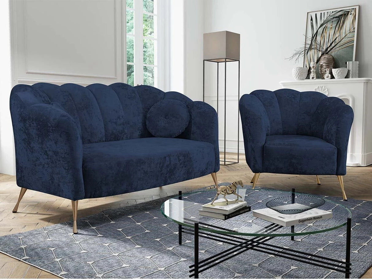 Fotel ADRIA (Terkaz), Szín: Eureka 2127, Lábak színe: Aranysárga