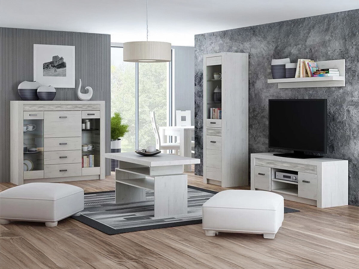 Polc Indianapolis (Nadia N11), Szín: Kézműves fehér