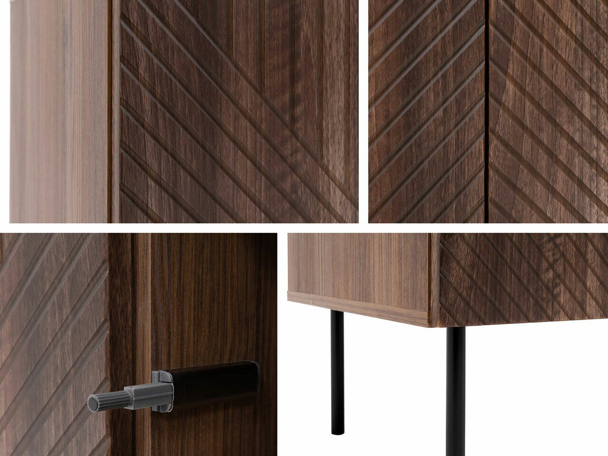 Nappali szett Meble ART DECO I Orzech Warmia/Orzech Warmia Lakierowany