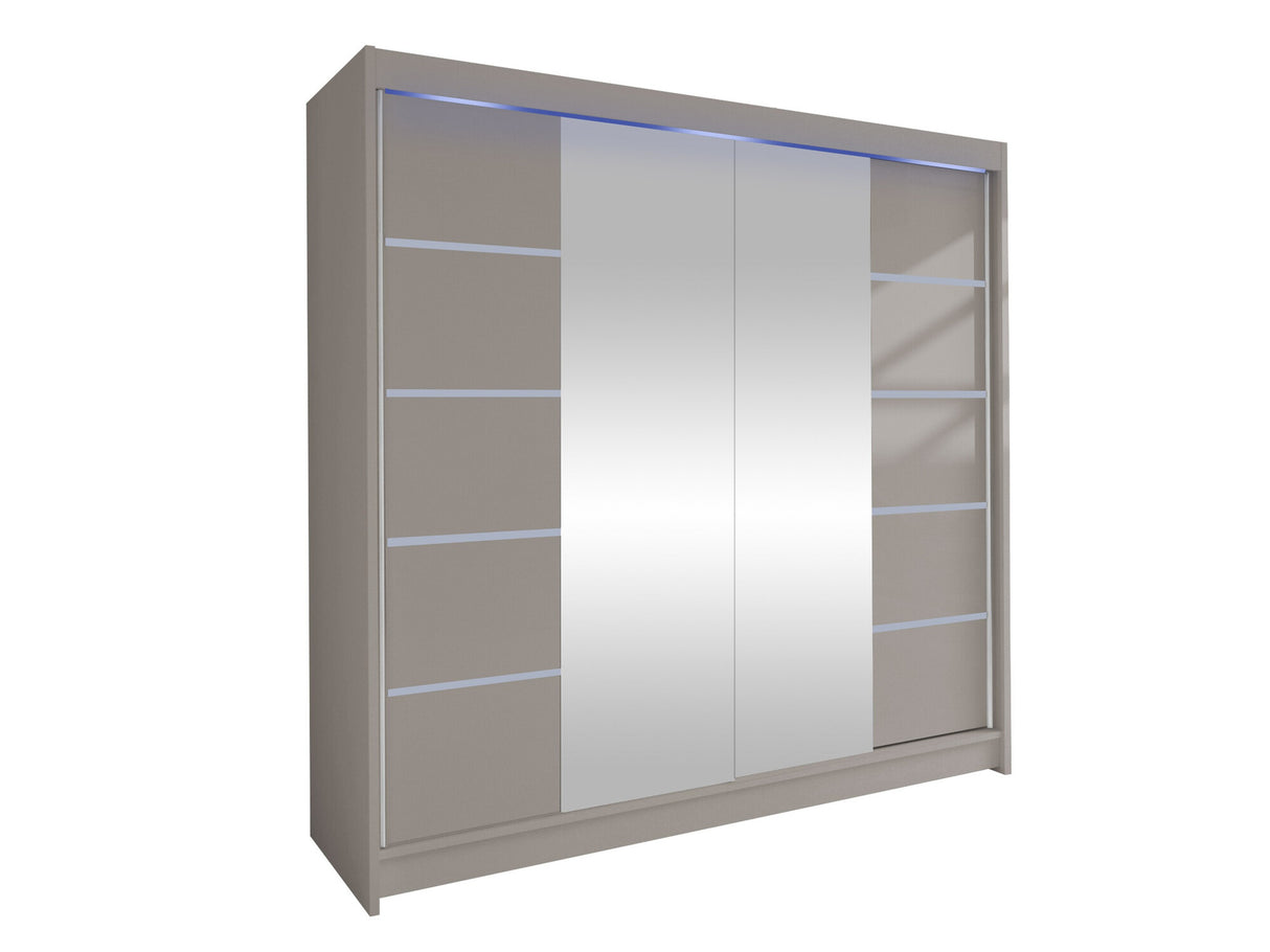 Gardróbszekrény Talin V (Bárasztalr V), Szín: Kasmír, Led világítás: Igen