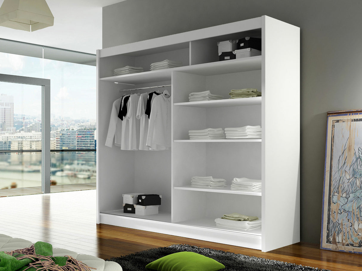 Gardróbszekrény Talin V (Bárasztalr V), Szín: Kasmír, Led világítás: Igen