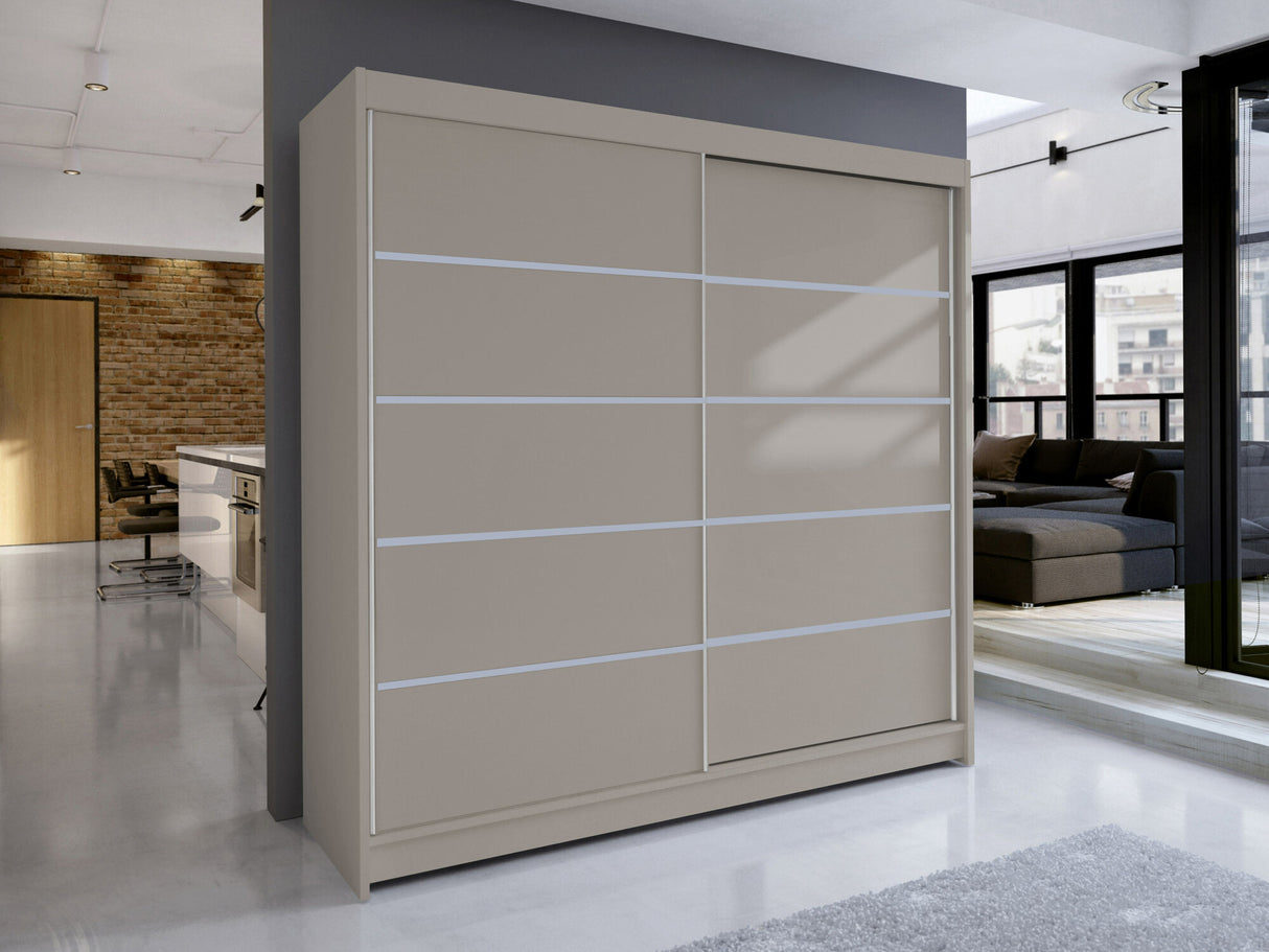 Gardróbszekrény Talin IV (Bárasztalr IV), Szín: Kasmír, Led világítás: Nem