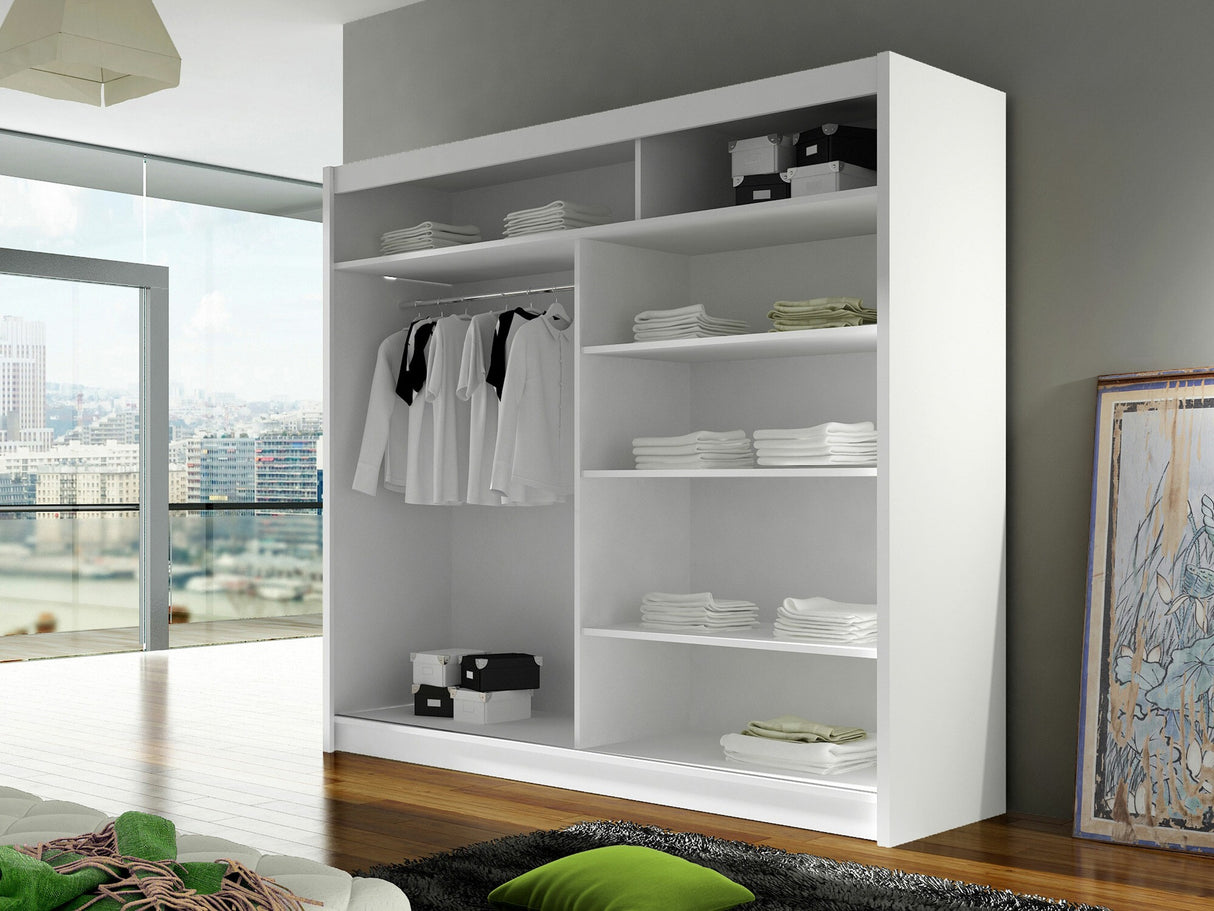 Gardróbszekrény Talin III (Bárasztalr III), Szín: Kasmír, Led világítás: Igen