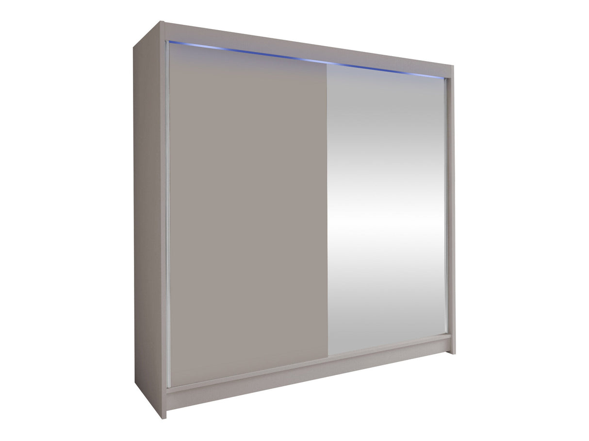 Gardróbszekrény Talin I (Bárasztalr I), Szín: Kasmír, Led világítás: Igen