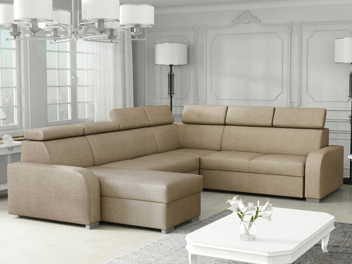 Sarokkanapé Narożnik OSLO 2rR2p+LC, Szín: Crown 2