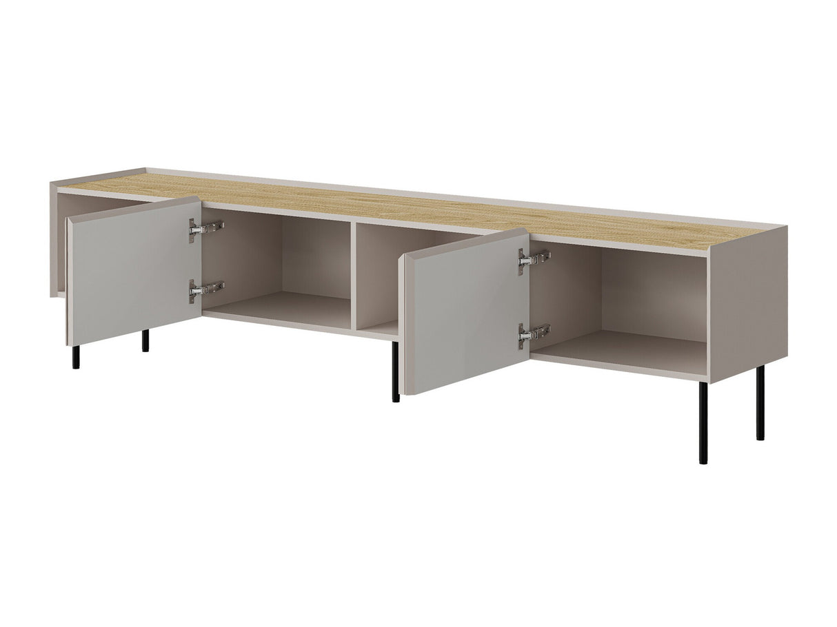 TV-állvány Szafka RTV FELLINI 200, Szín: Világos olajfa + Tölgy