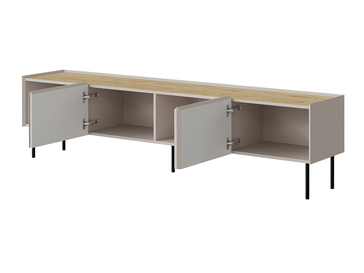 TV-állvány Szafka RTV FELLINI 200, Szín: Kasmír + Tölgy